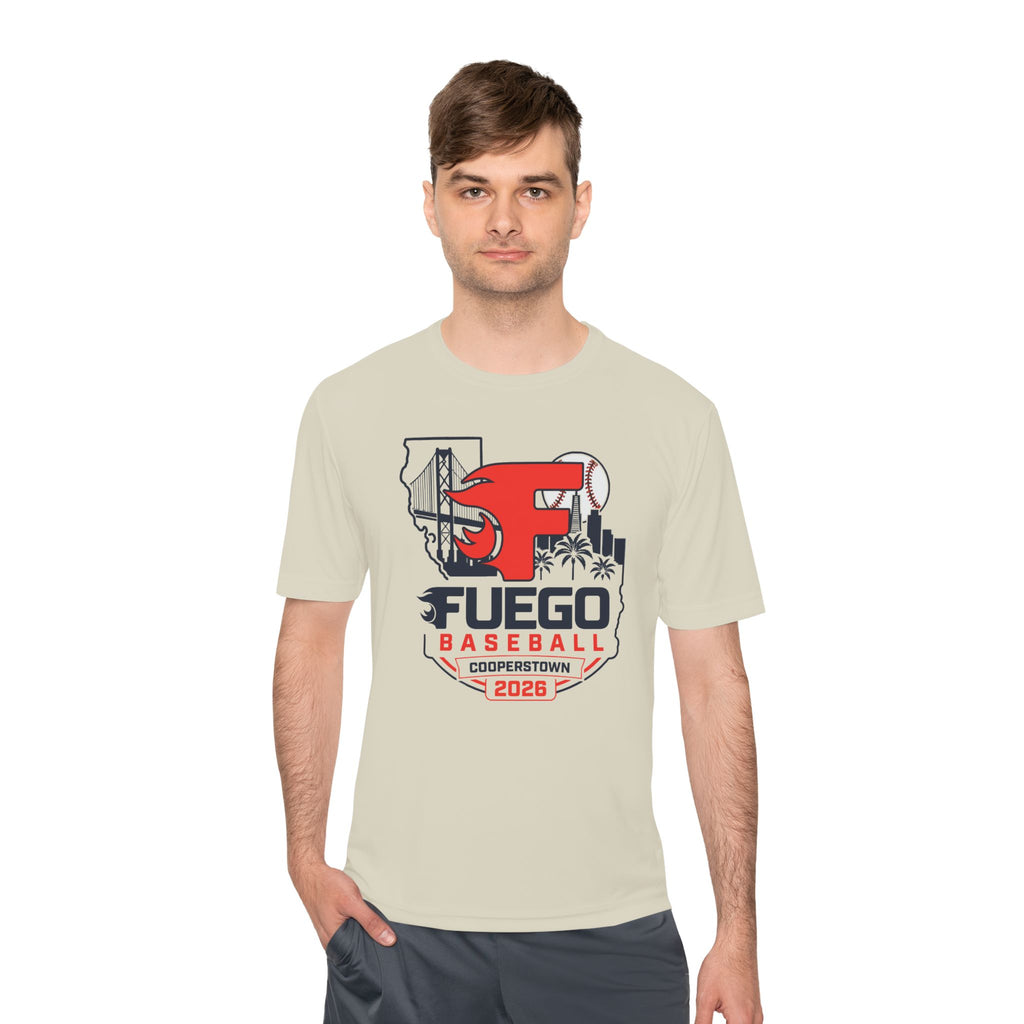 Fuego "Cali" Cooperstown Performance Tee (Light)
