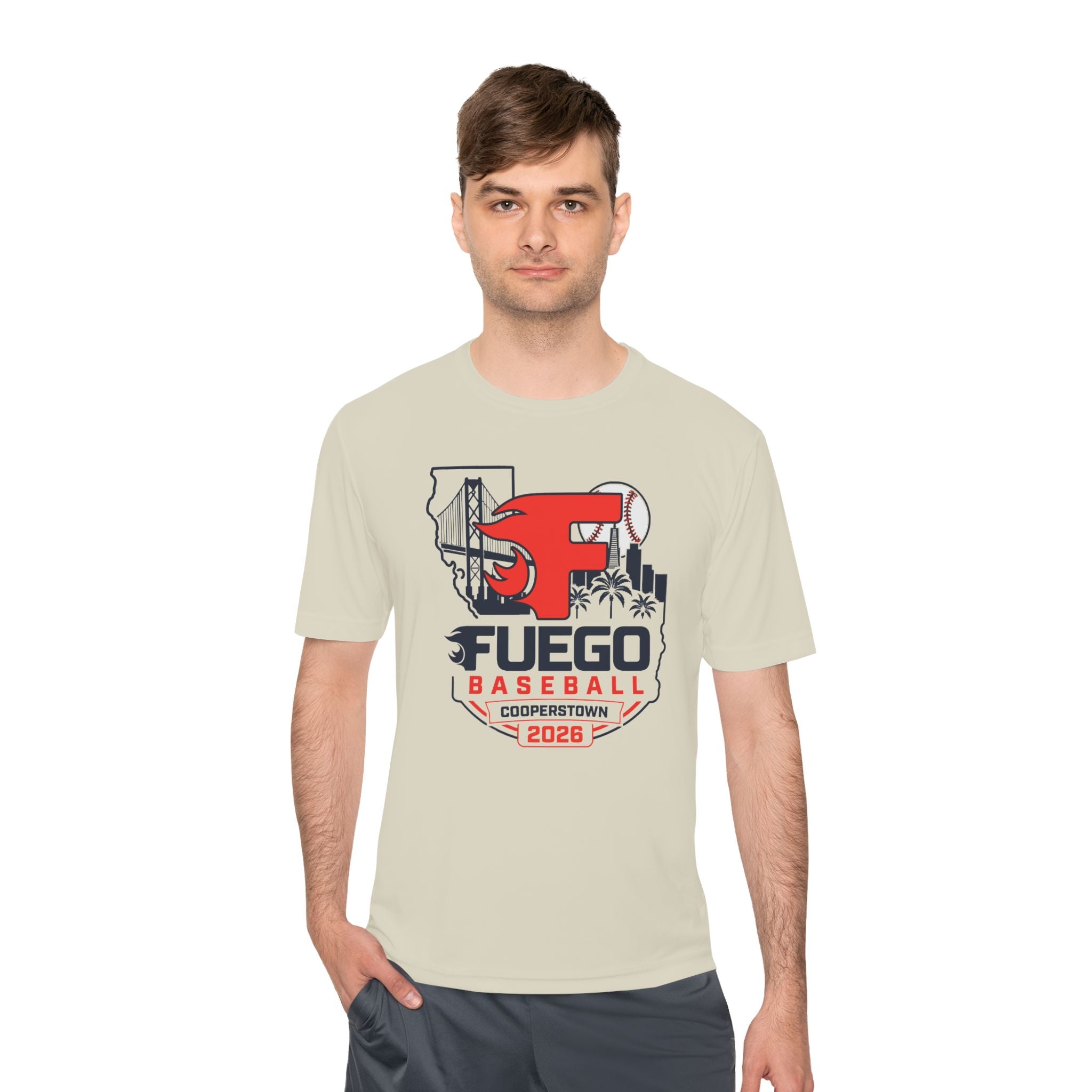 Fuego "Cali" Cooperstown Performance Tee (Light)
