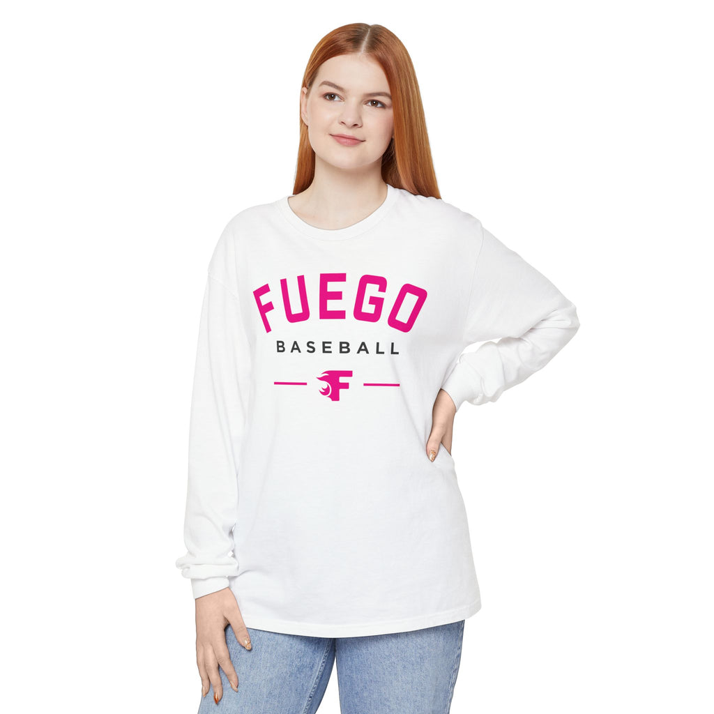 Adult: Think Pink - Fuego Baseball - Long Sleeve Tee