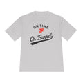 Adult: On Time - On Barrel Logo Performance Tee (Light)