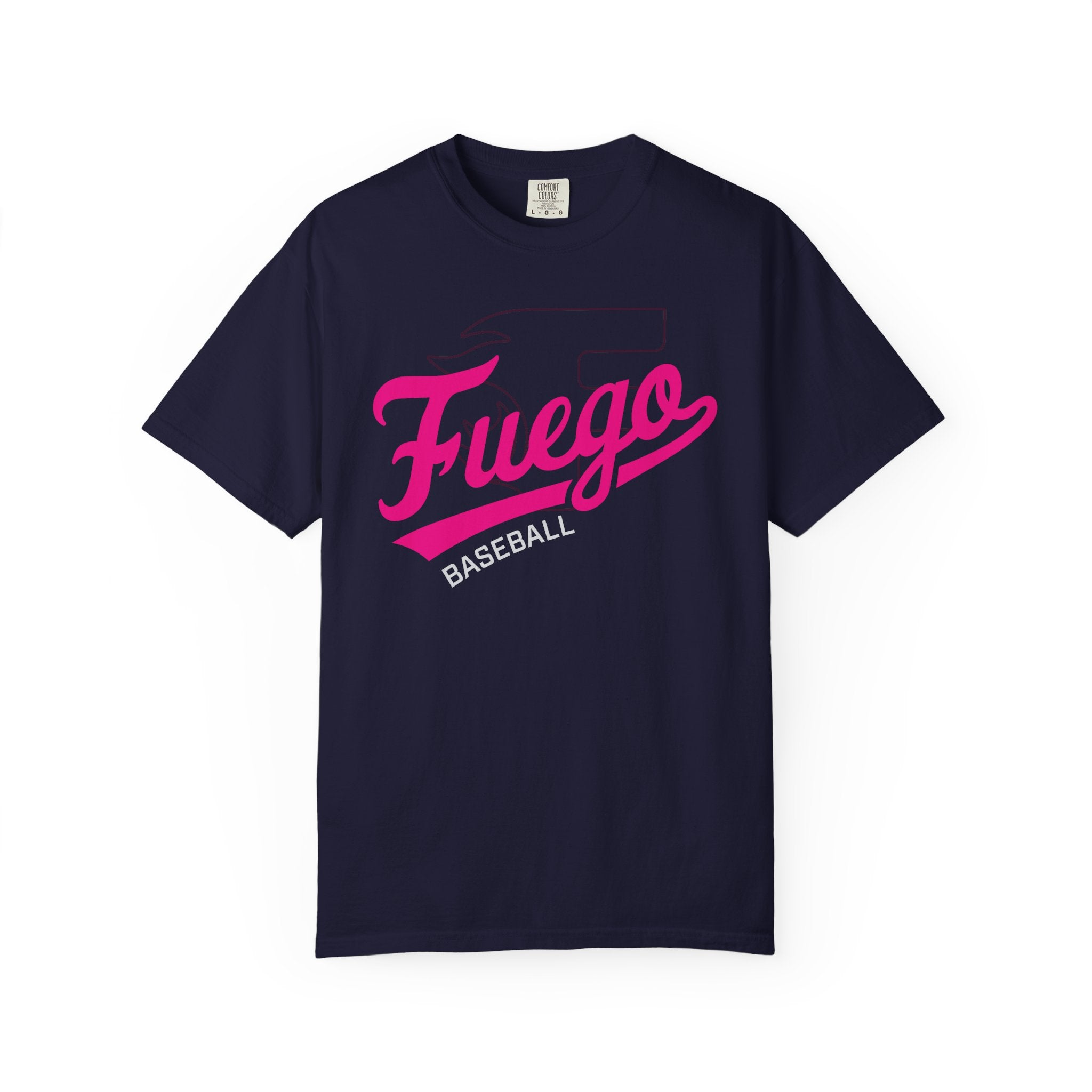 Adult: Think Pink - Fuego "Cursive" Logo - Vintage Athletic Tee
