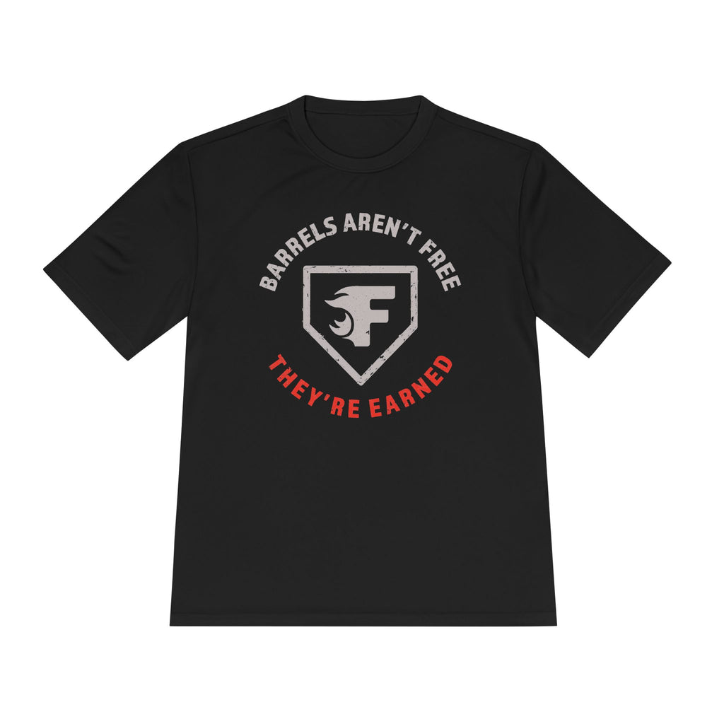 Youth: Barrels Aren't Free Performance Tee (Dark)