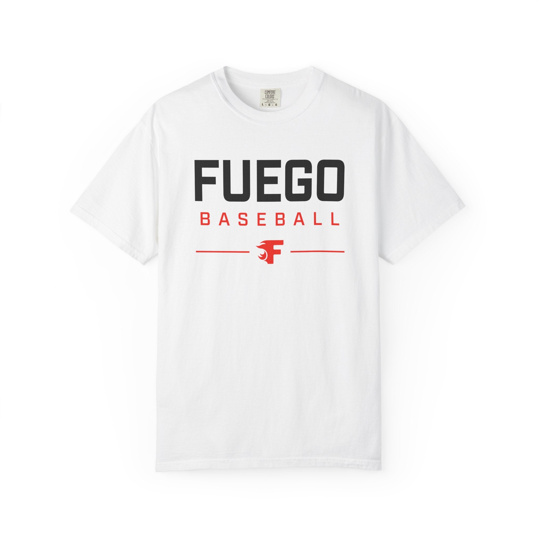 Unisex Fuego Baseball "Wordmark" Logo T-Shirt — Vintage Athletic Tee