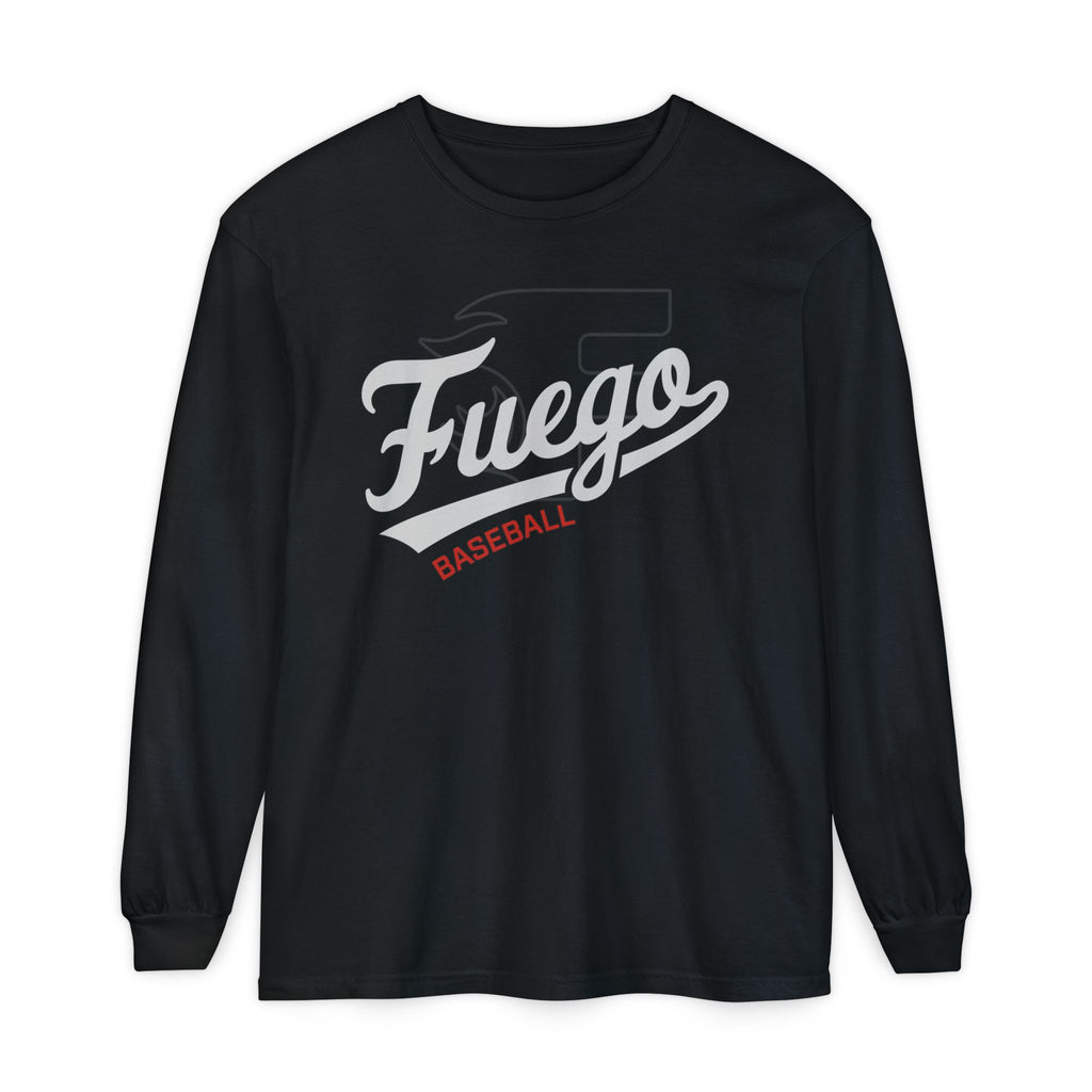 Adult: Fuego "Cursive" Logo - Long Sleeve Tee