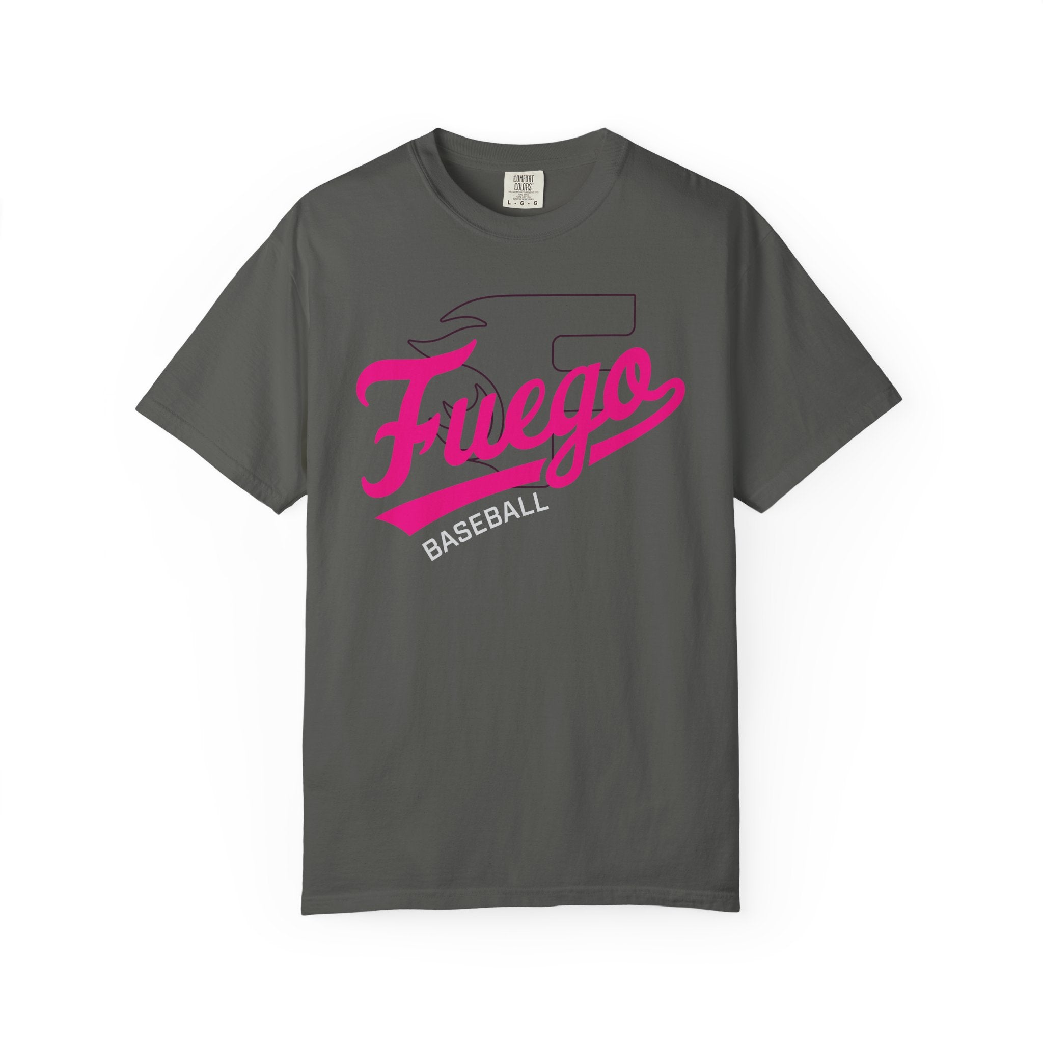 Adult: Think Pink - Fuego "Cursive" Logo - Vintage Athletic Tee