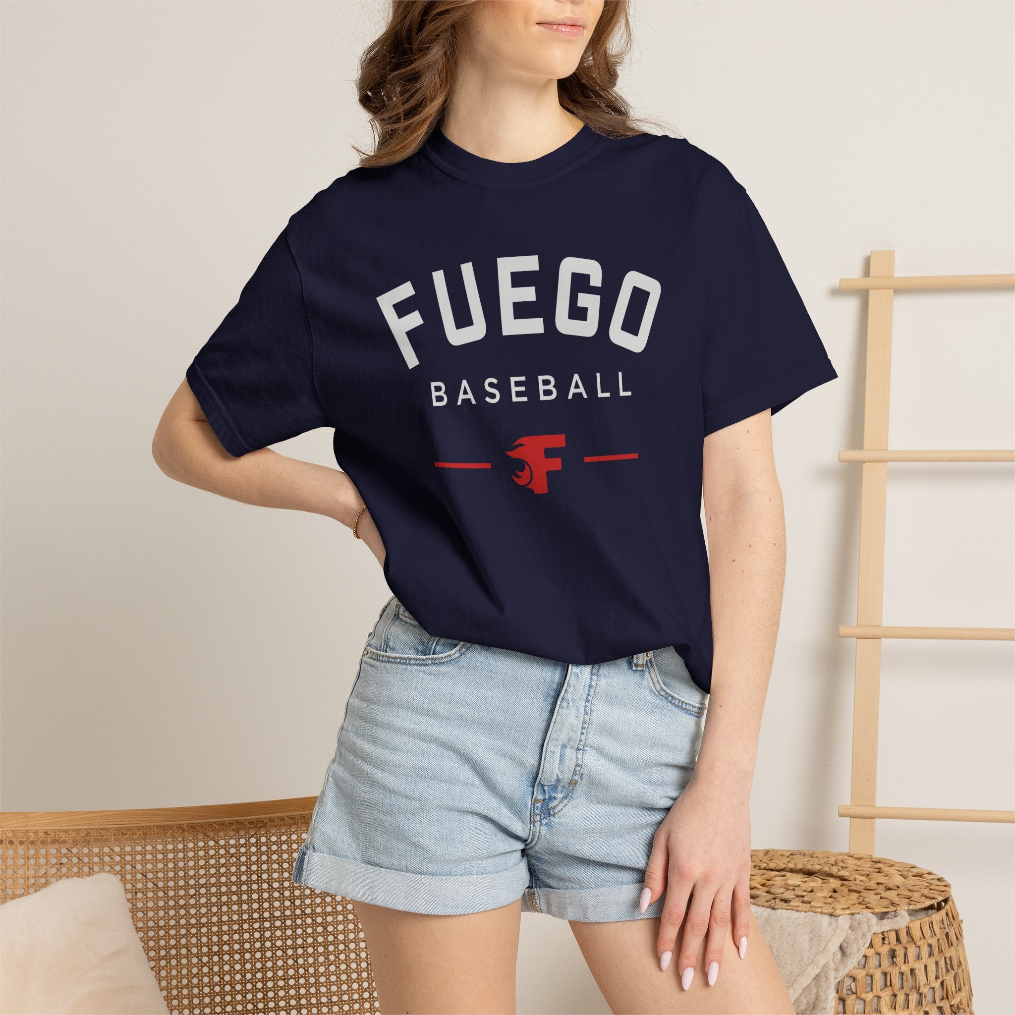 Fuego Baseball T-Shirt — Vintage Athletic Tee