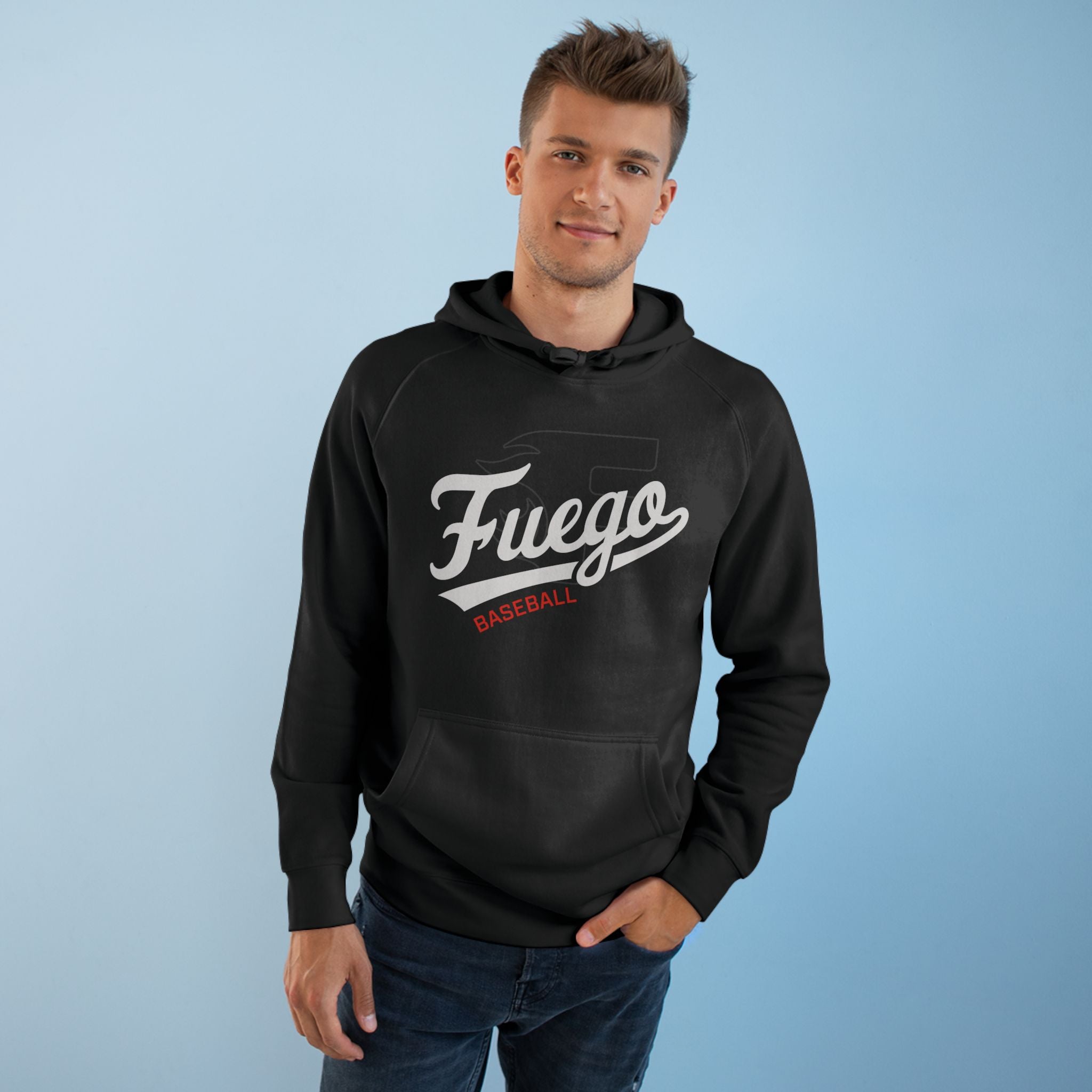 Fuego "Cursive" Logo Baseball Hoodie
