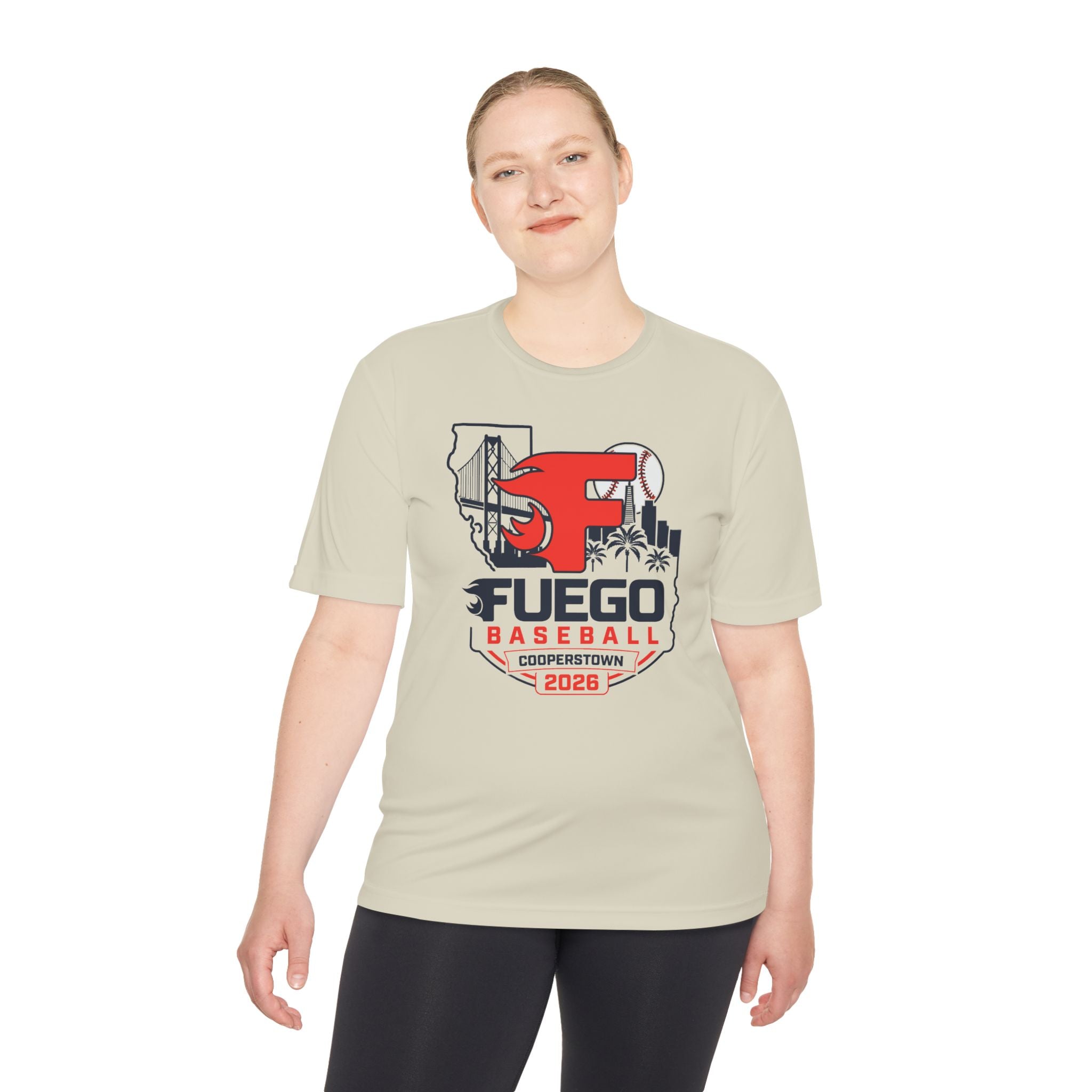 Fuego "Cali" Cooperstown Performance Tee (Light)