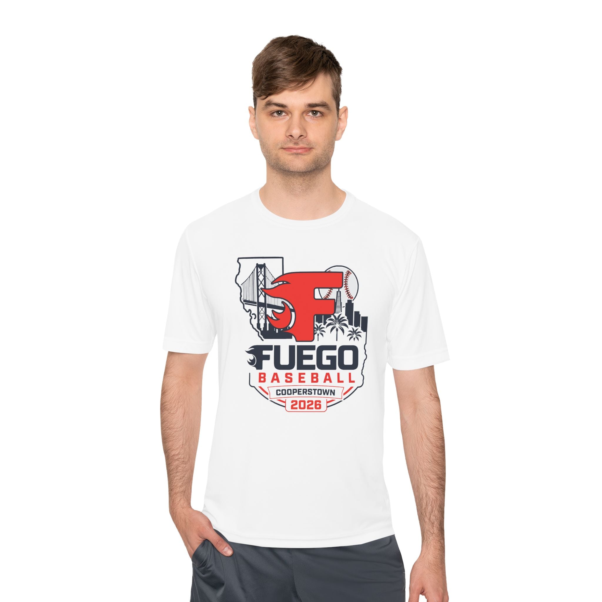 Fuego "Cali" Cooperstown Performance Tee (Light)