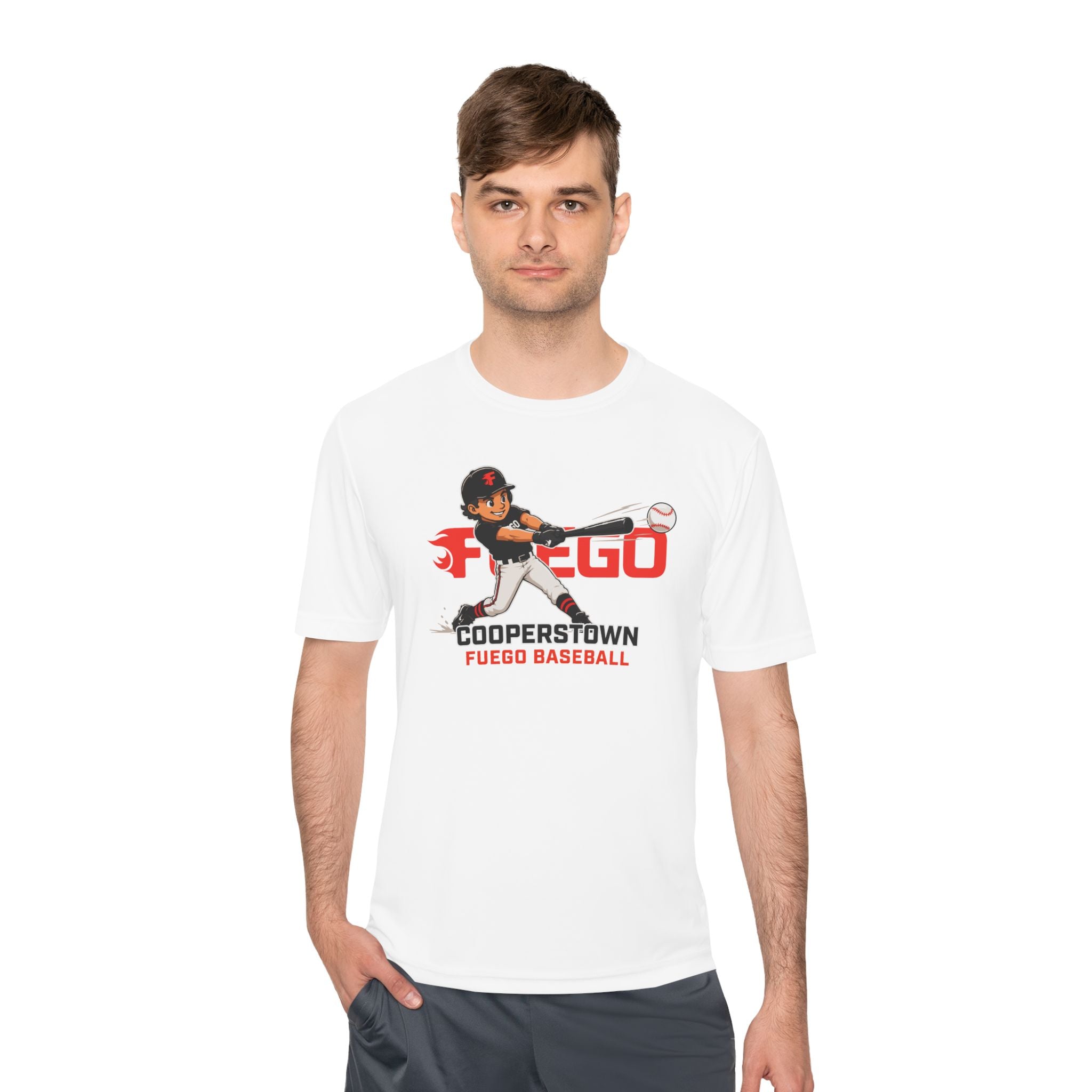 Adult: Fuego "Baller" Cooperstown Performance Tee (Light)