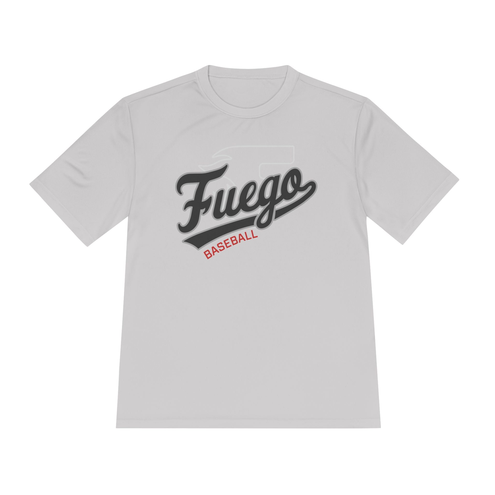 Adult: Fuego "Cursive" Logo Performance Tee (Light)