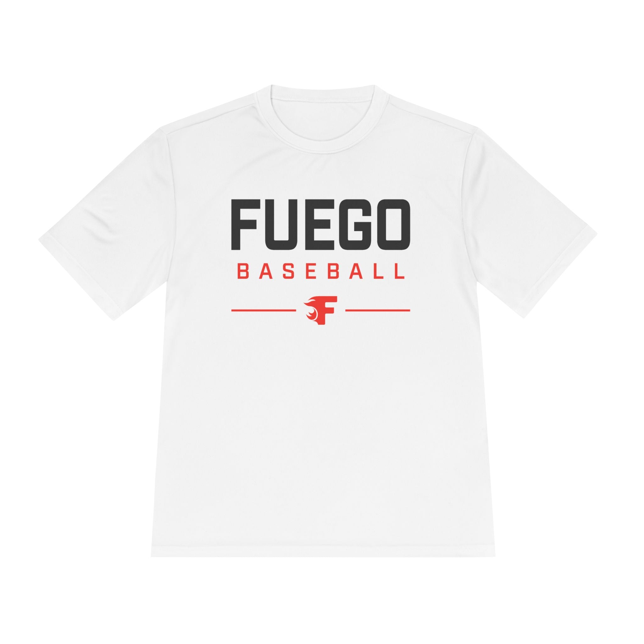 Adult: Fuego "Wordmark" Logo Performance Tee (Light)