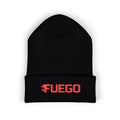 Fuego Embroidered Cuffed Beanie
