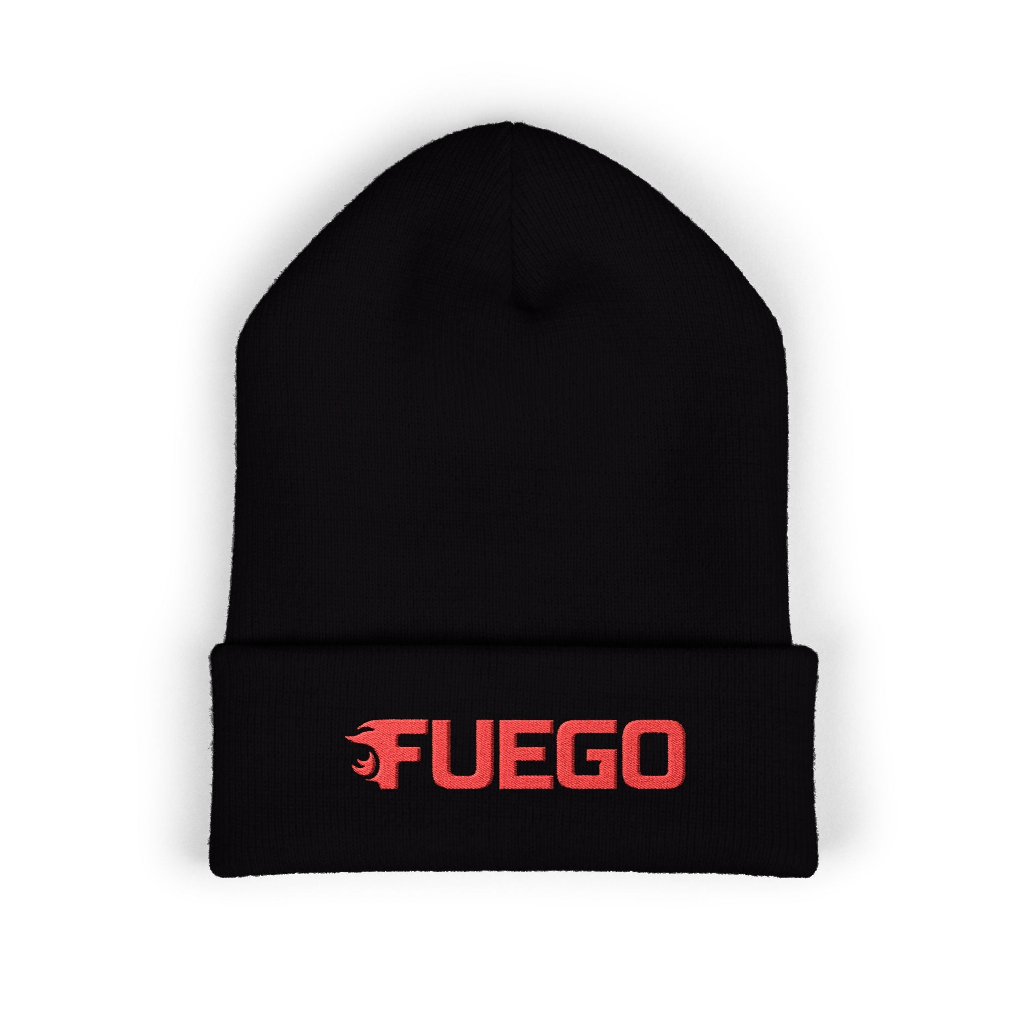 Fuego Embroidered Cuffed Beanie