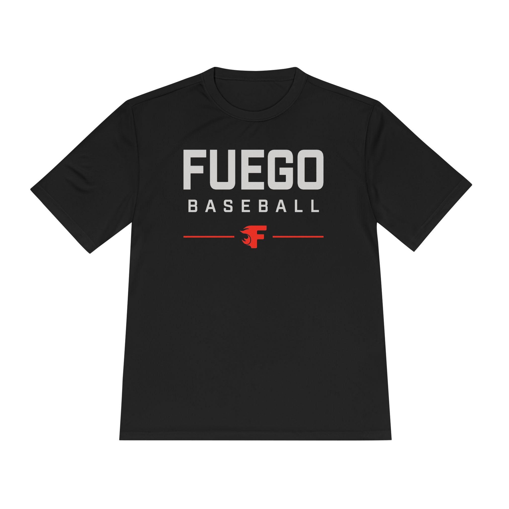 Adult: Fuego "Wordmark" Logo Performance Tee (Dark)