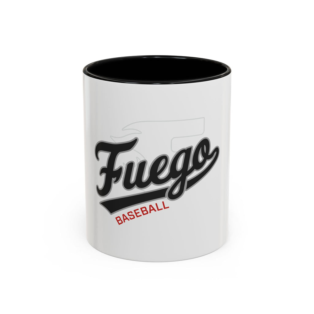 Fuego Baseball Accent Coffee Mug – 11/15oz Ceramic Team Spirit Mug