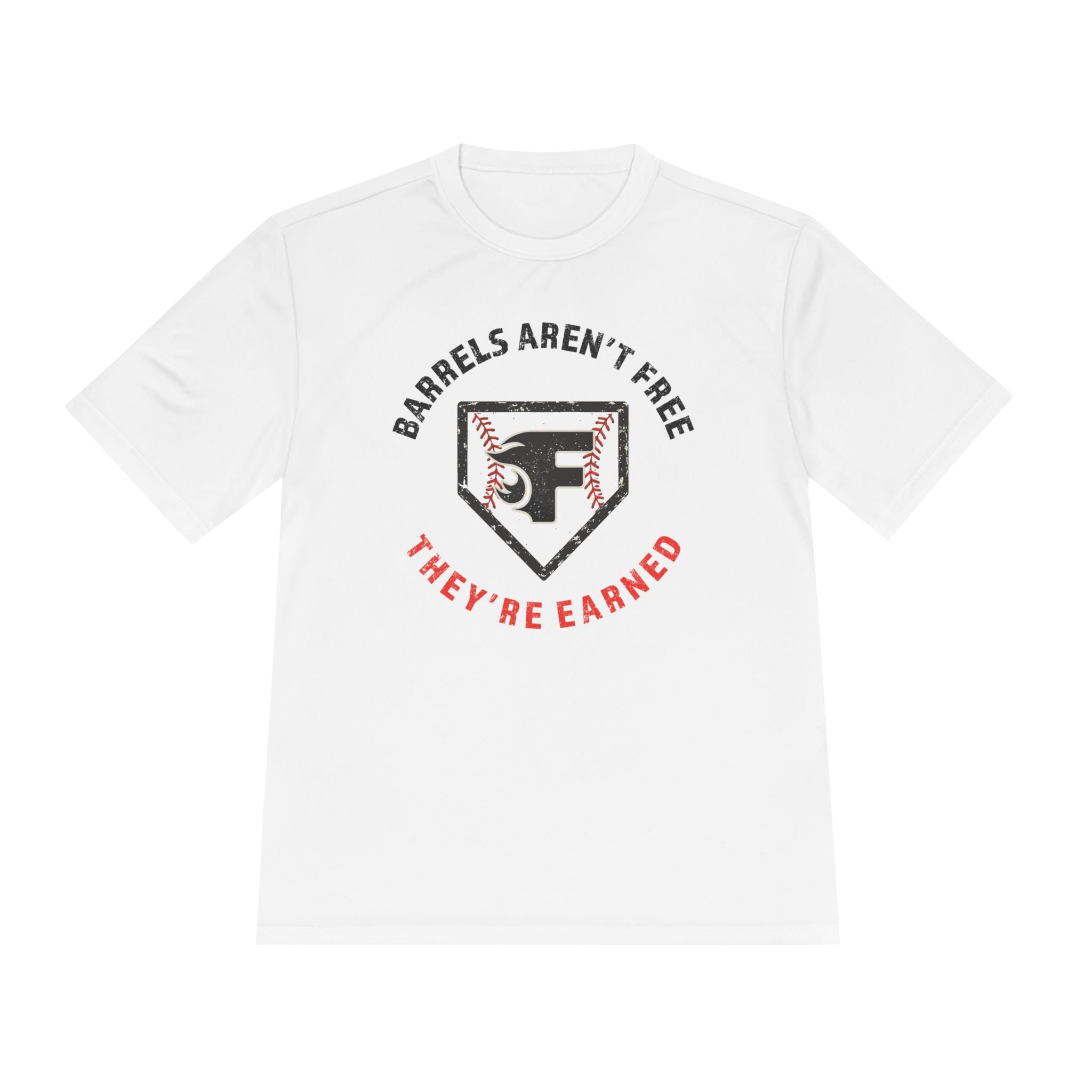 Adult: Barrels Aren't Free Performance Tee (Light)