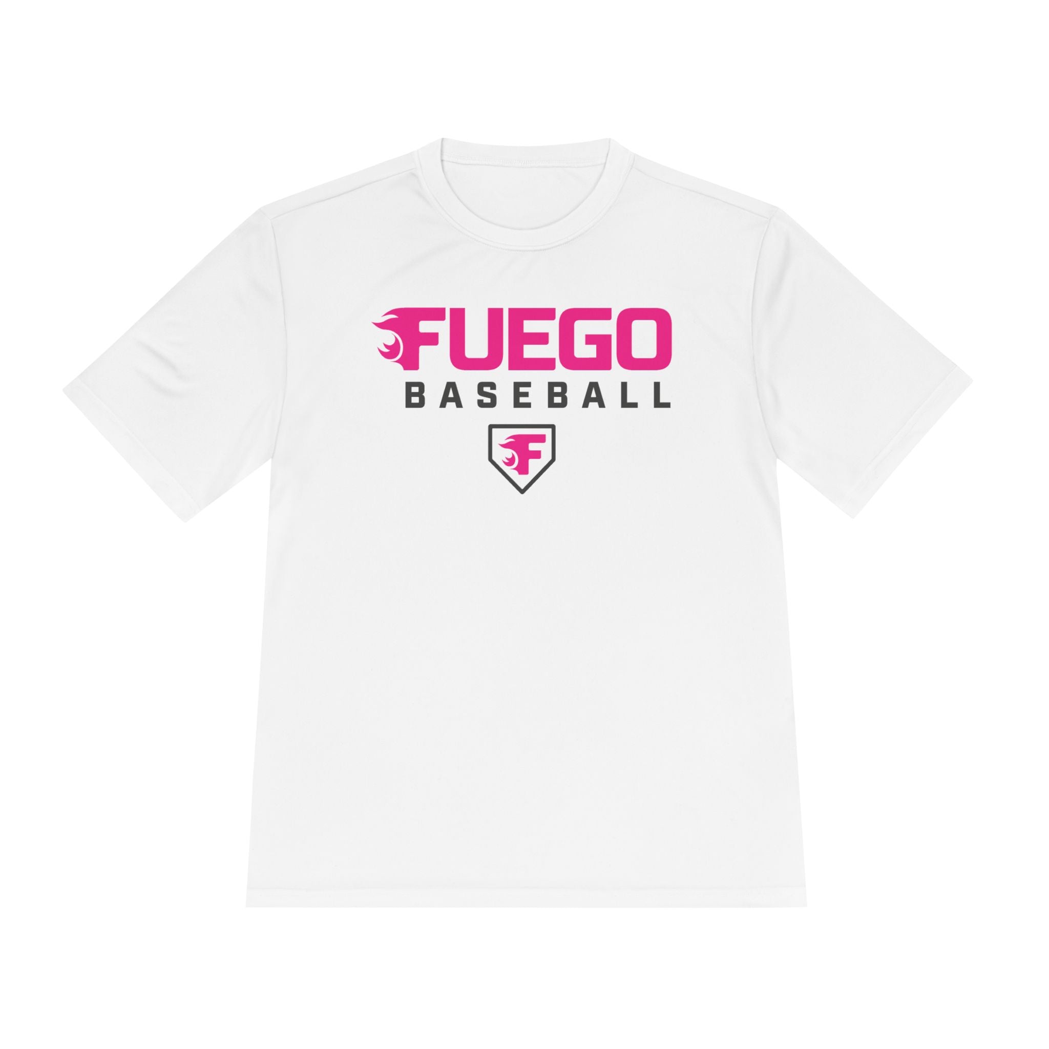 Adult: Think Pink - Fuego Baseball Logo - Performance Tee