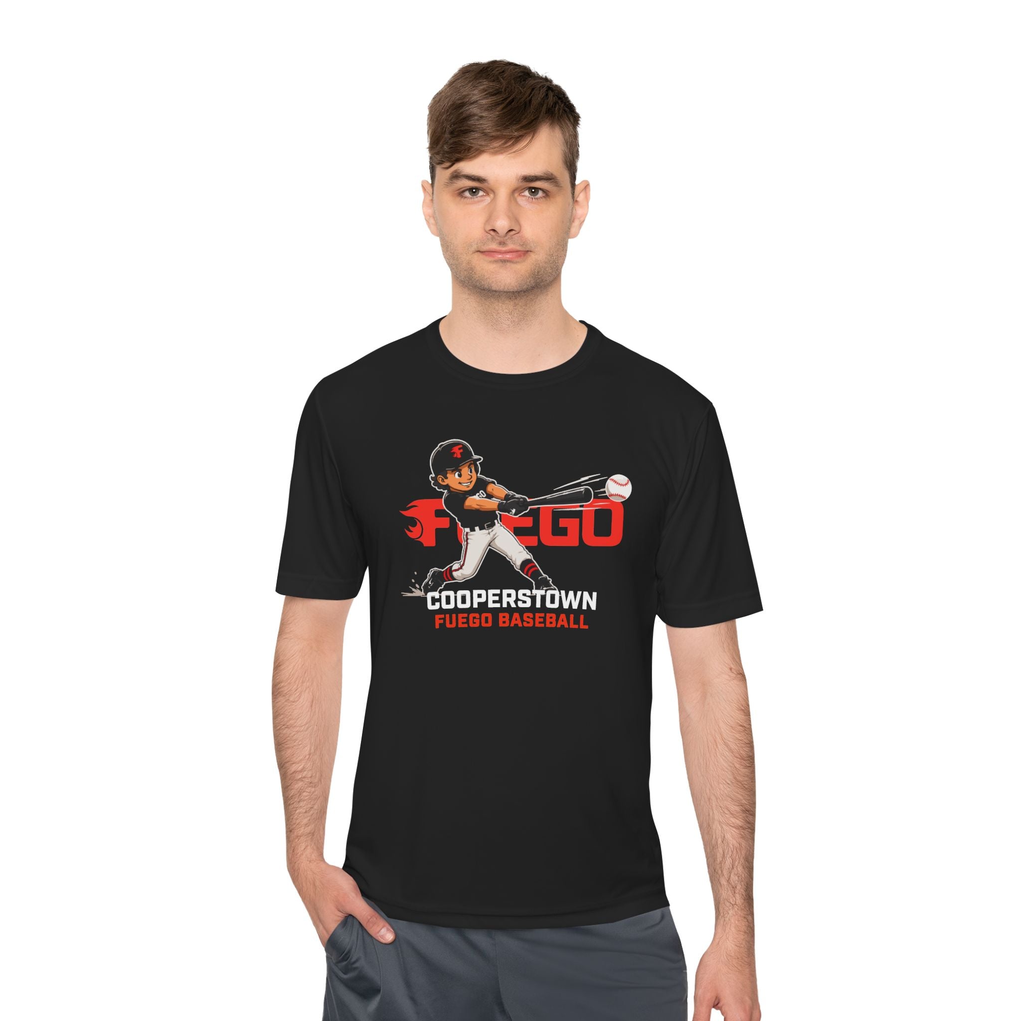 Adult: Fuego "Baller" Cooperstown Performance Tee (Dark)