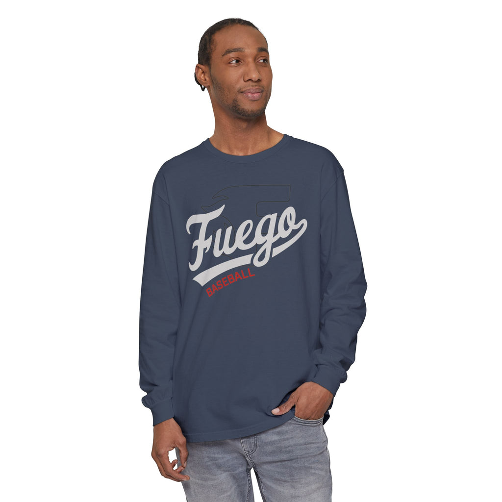 Adult: Fuego "Cursive" Logo - Long Sleeve Tee