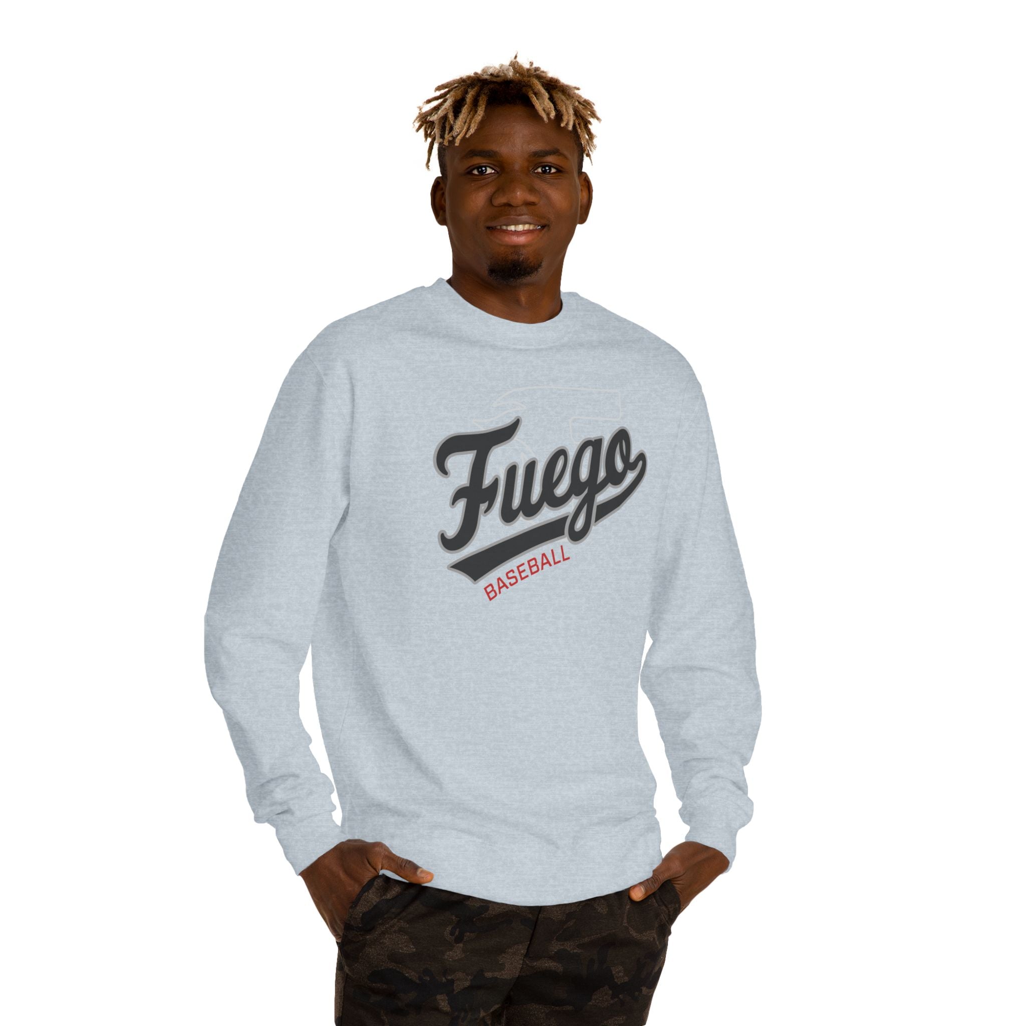 Adult: Fuego "Cursive" Logo Crewneck Sweatshirt