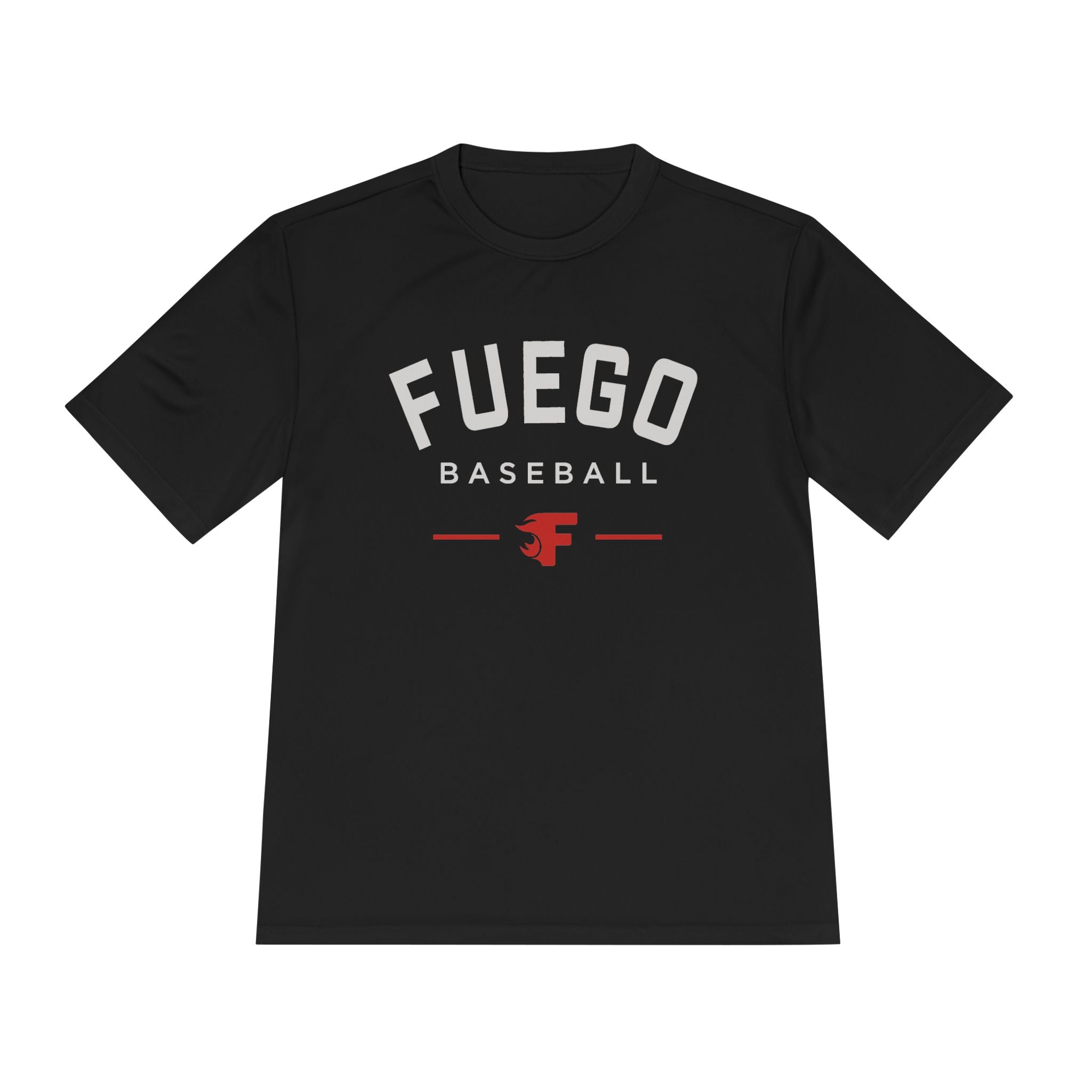 Adult: Fuego "Round Wordmark" Logo Performance Tee (Dark)