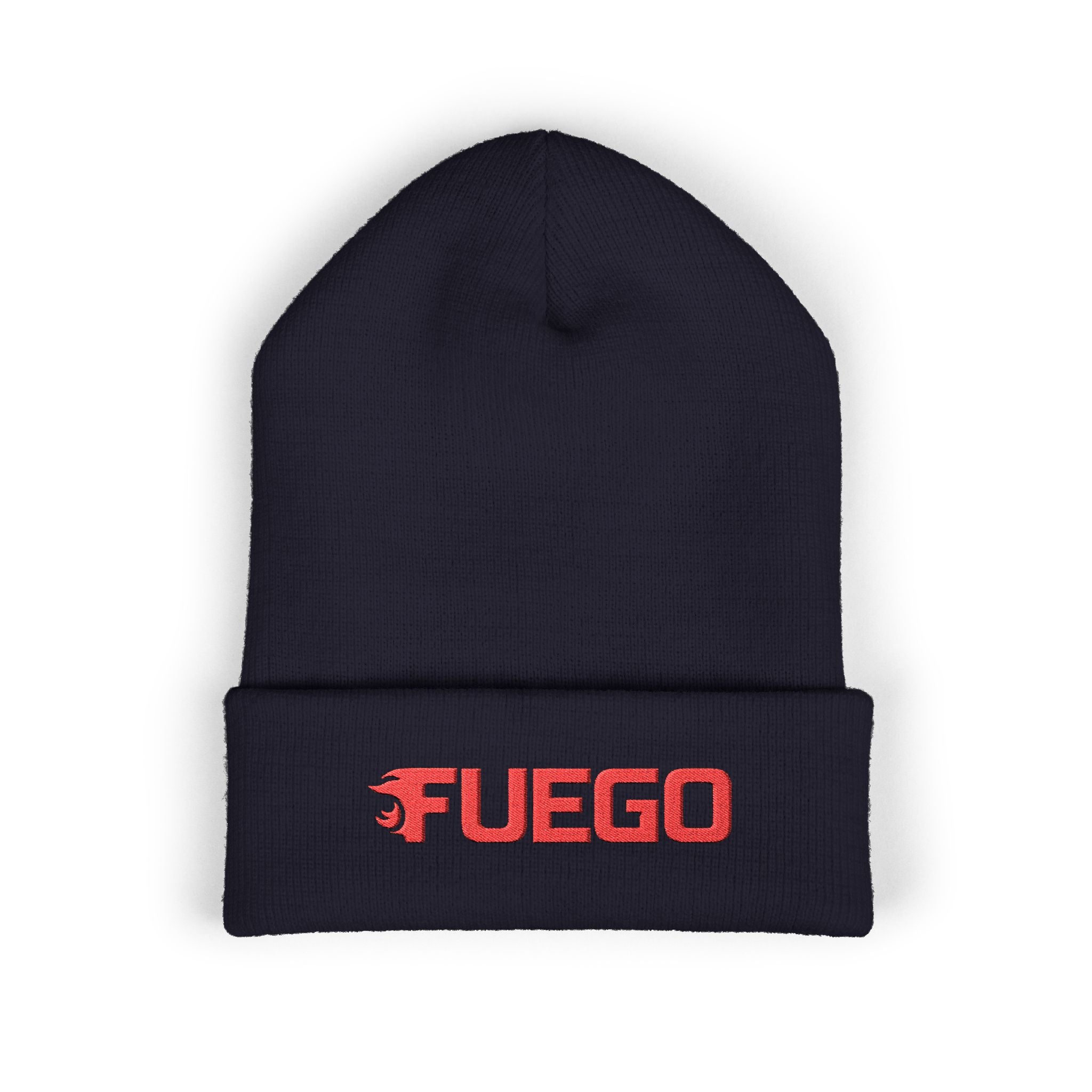 Fuego Embroidered Cuffed Beanie