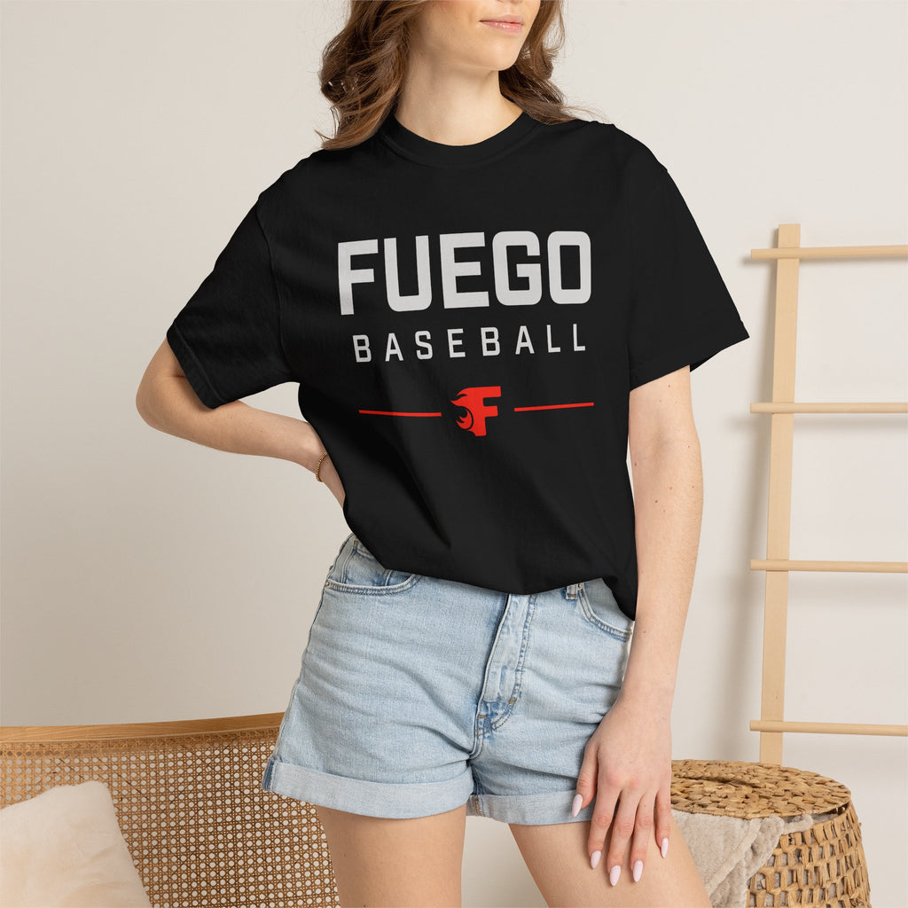 Adult: Unisex Fuego Baseball "Wordmark" Logo T-Shirt — Vintage Athletic Tee