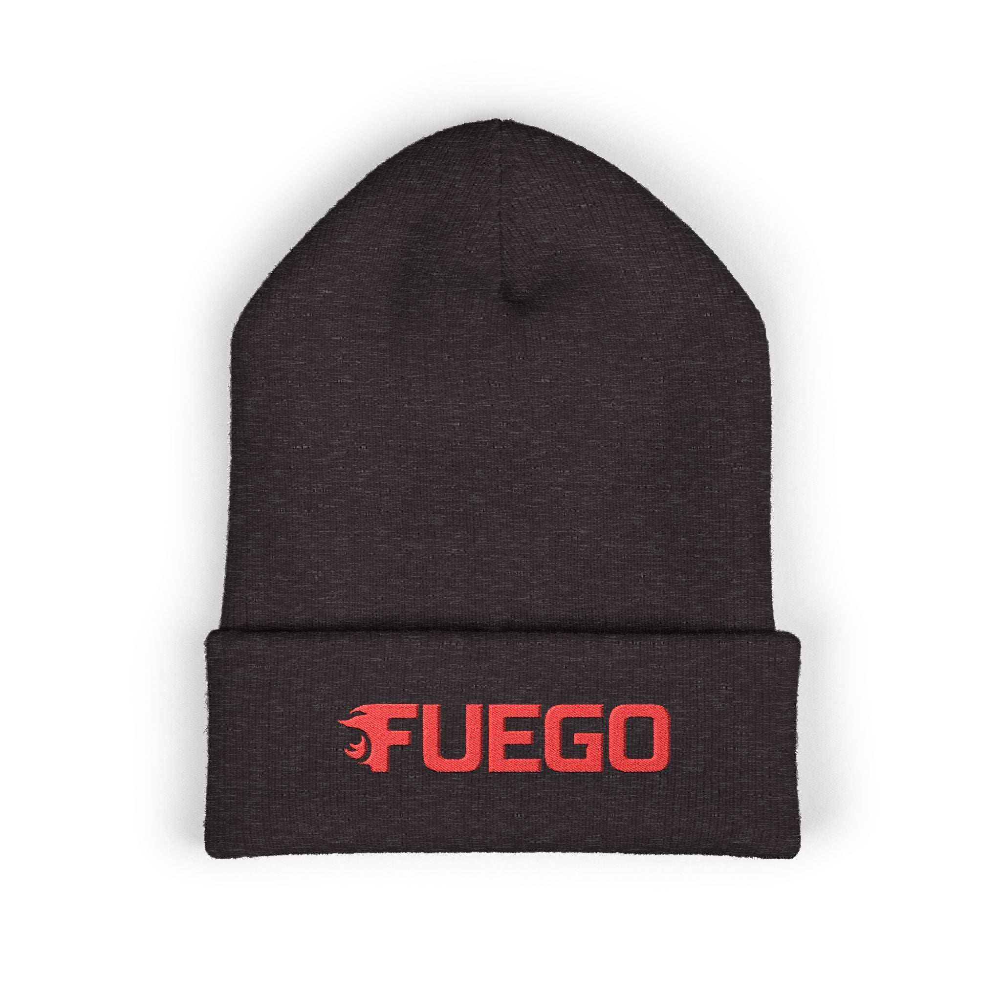 Fuego Embroidered Cuffed Beanie