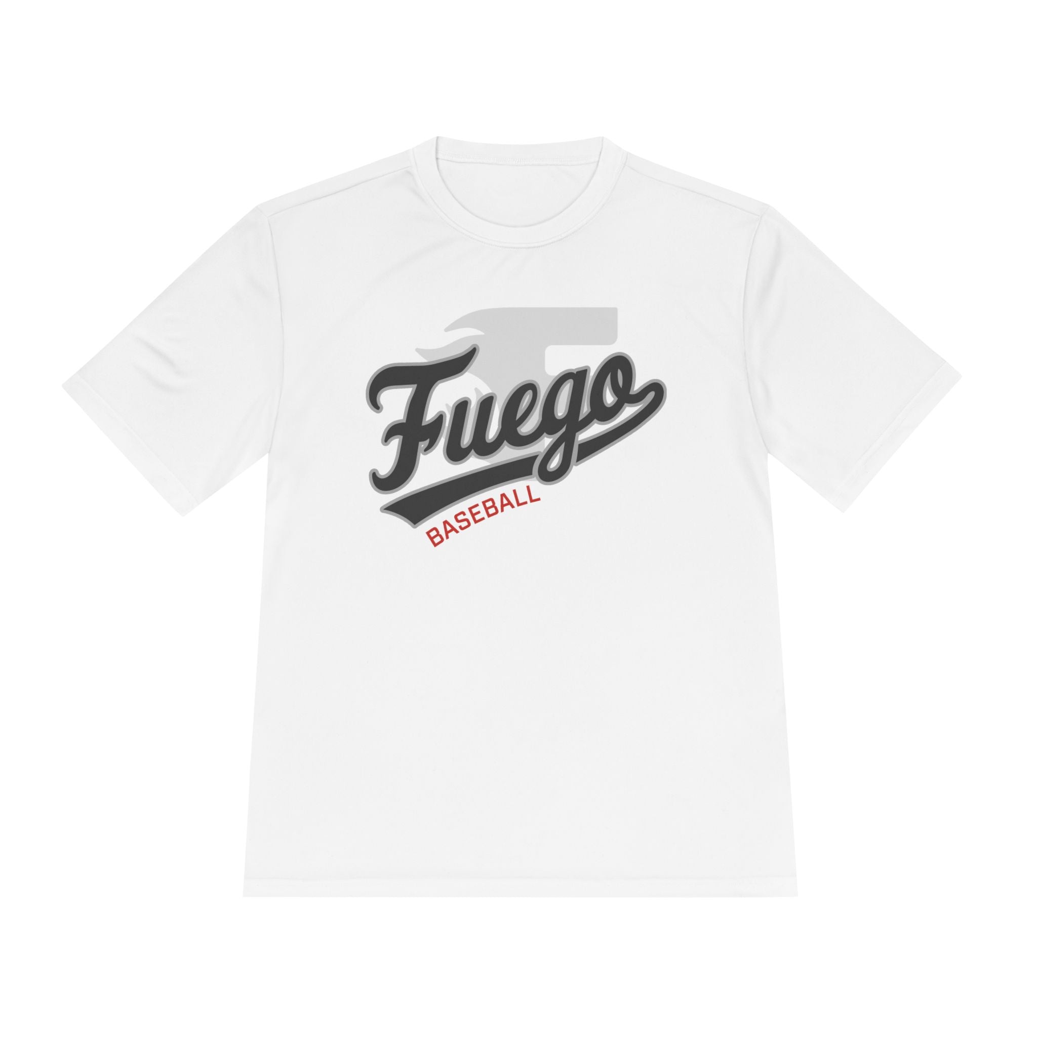 Adult: Fuego "Cursive" Logo Performance Tee (Light)