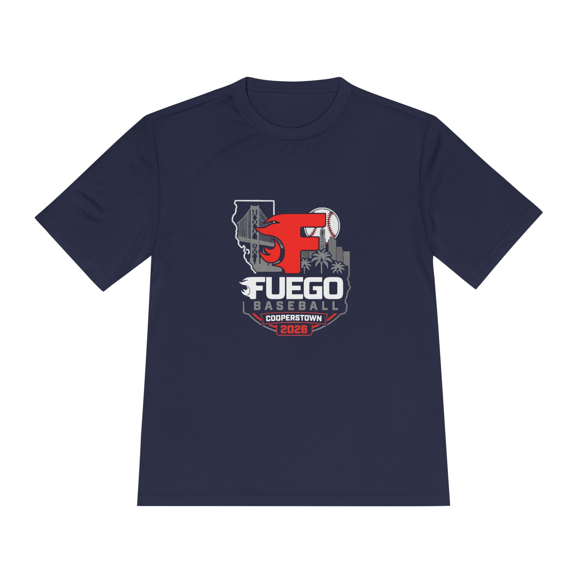 Fuego "Cali" Cooperstown Performance Tee (Dark)