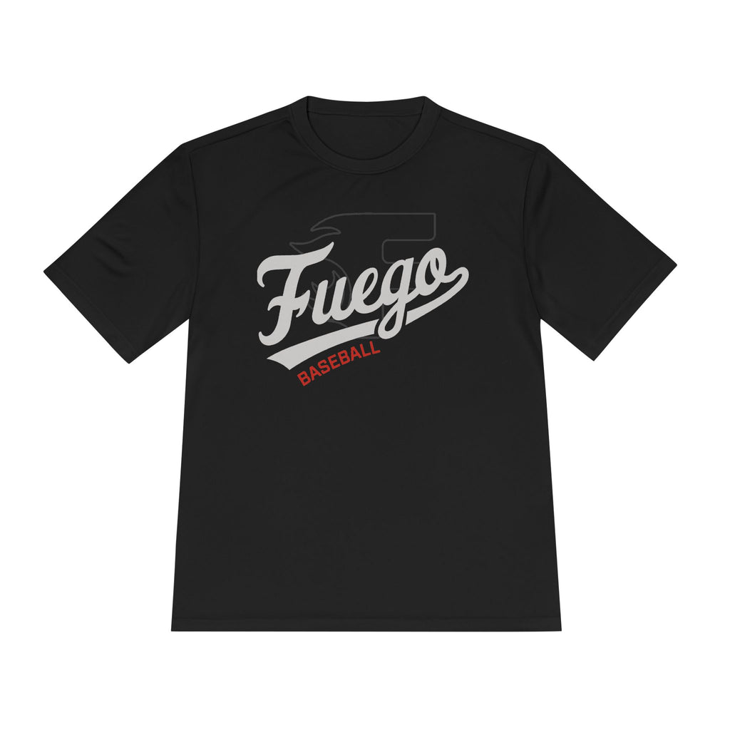 Adult: Fuego "Cursive" Logo Performance Tee (Dark)