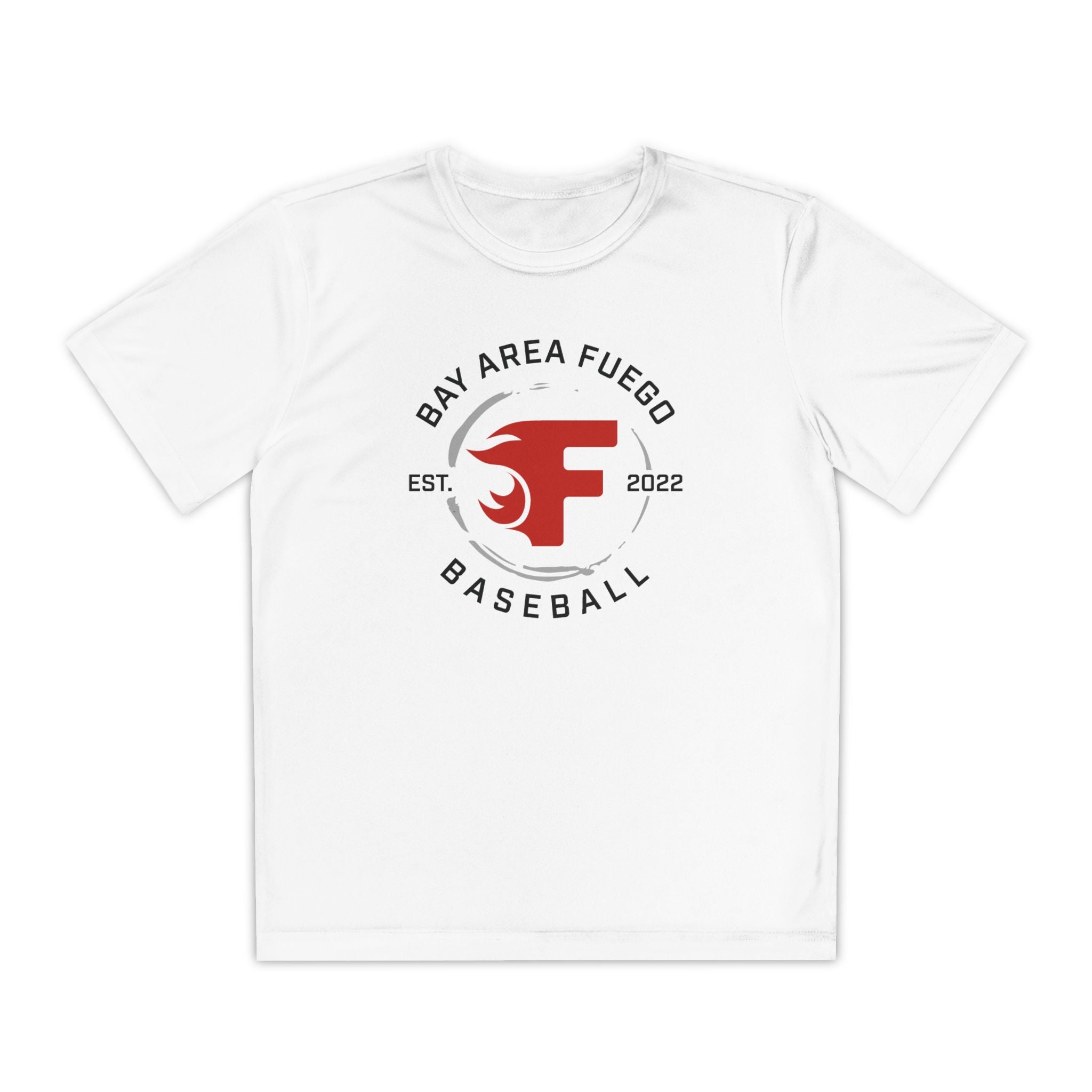 Youth: Fuego "Circle" Logo Performance Tee (Light)