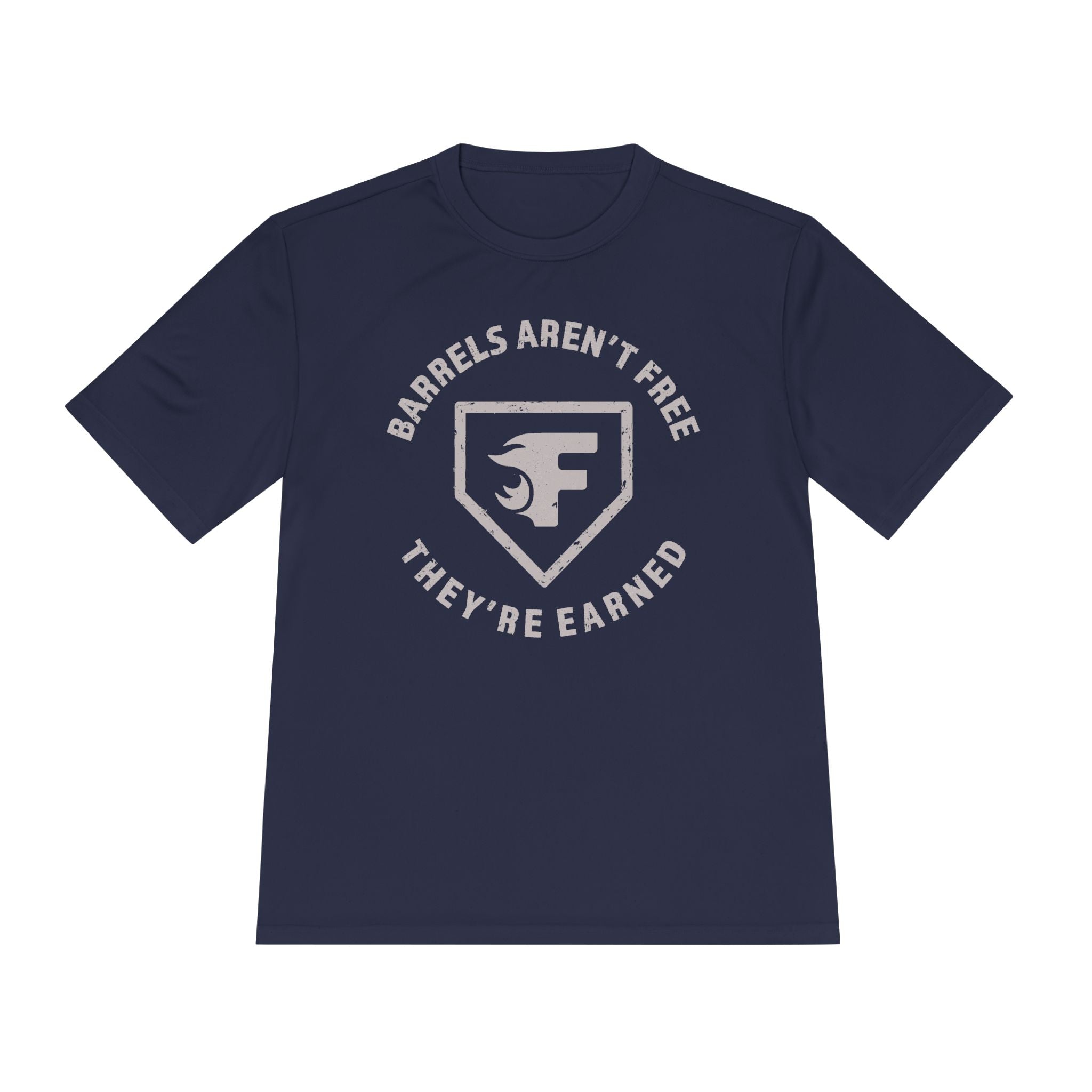 Adult: Barrels Aren't Free Performance Tee (Dark)