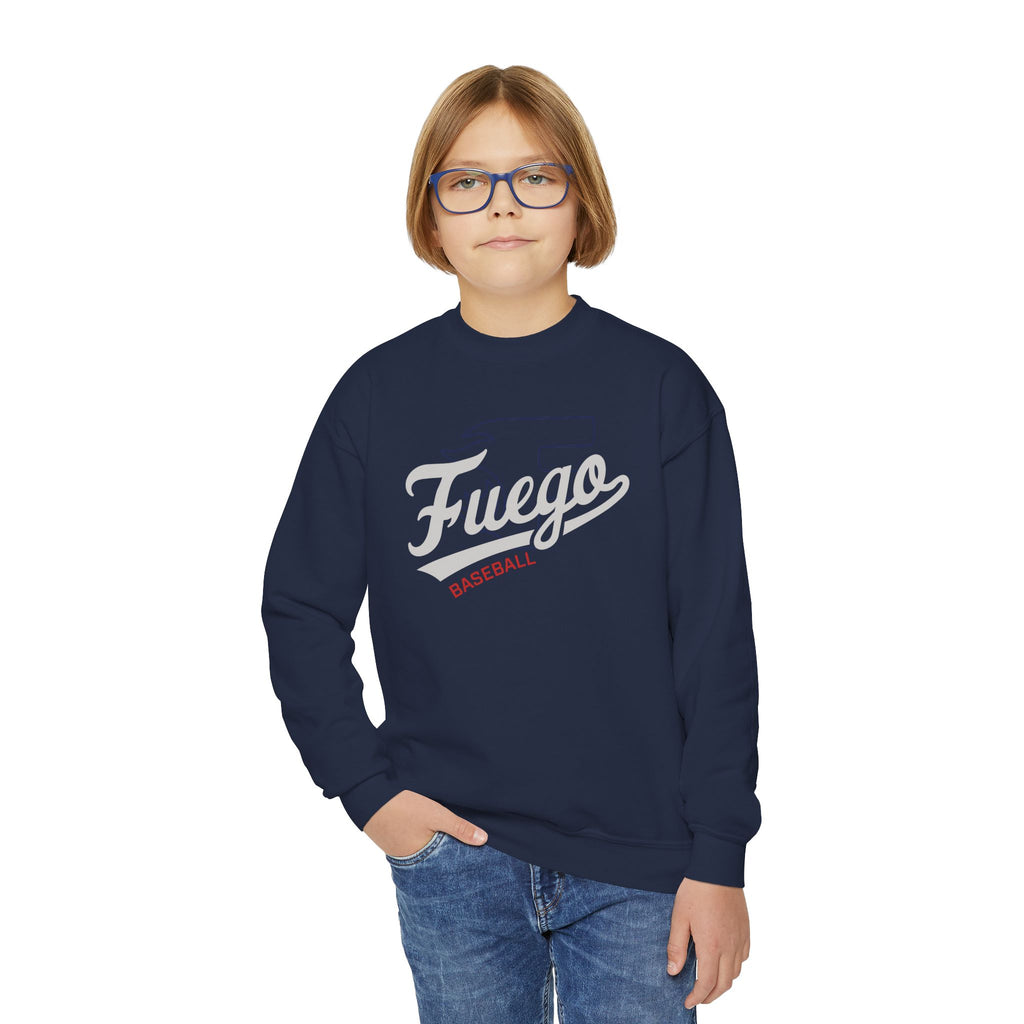 Youth: Fuego Baseball Crewneck Sweatshirt
