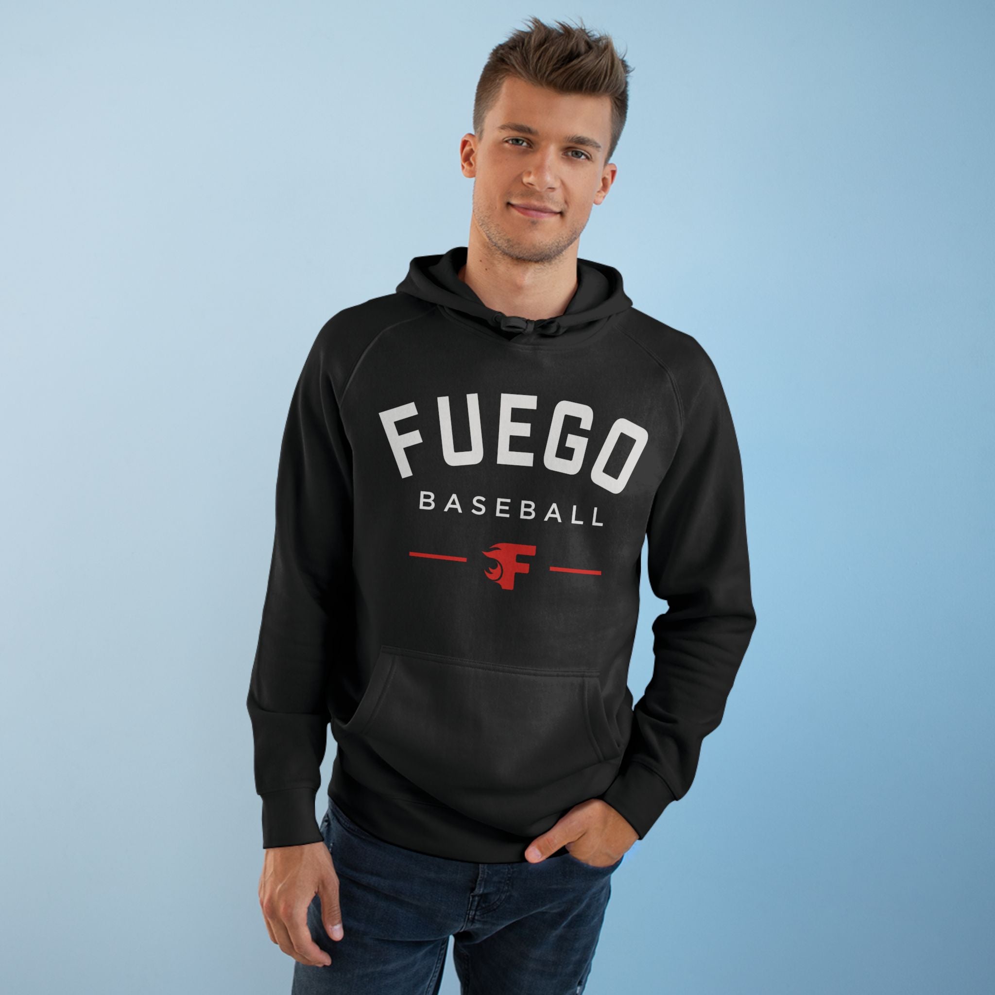 Fuego Baseball Hoodie – Classic Team Logo Pullover