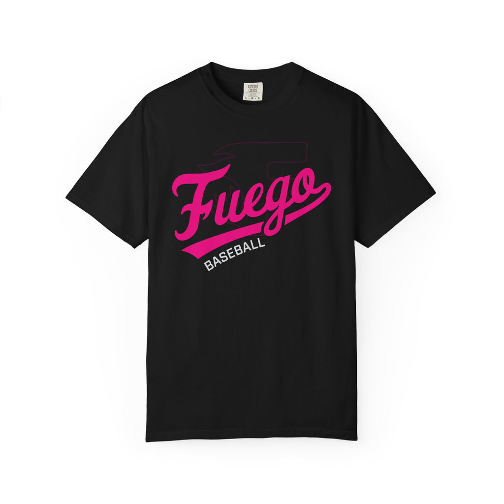 Adult: Think Pink - Fuego "Cursive" Logo - Vintage Athletic Tee