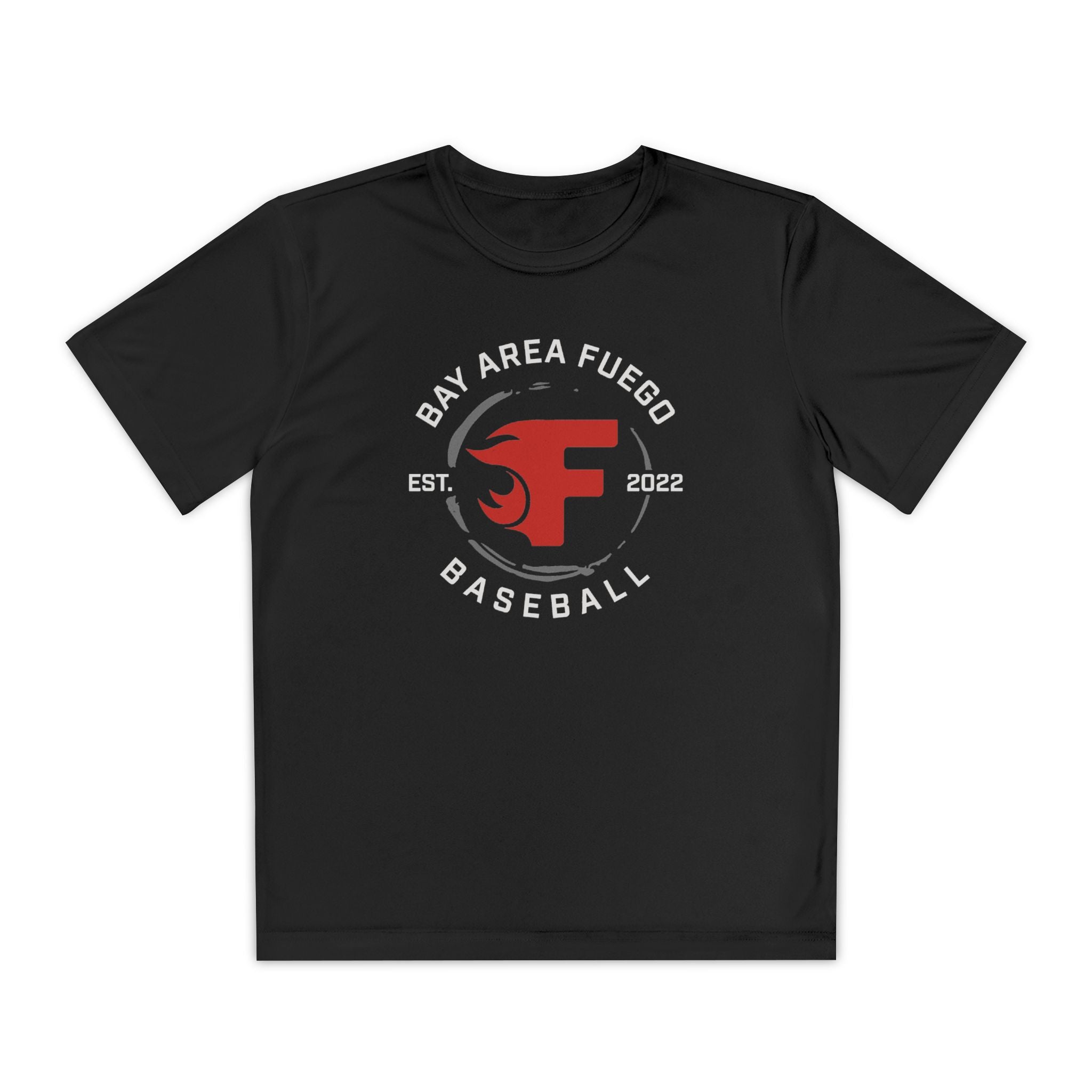 Youth: Fuego "Circle" Logo Performance Tee (Dark)